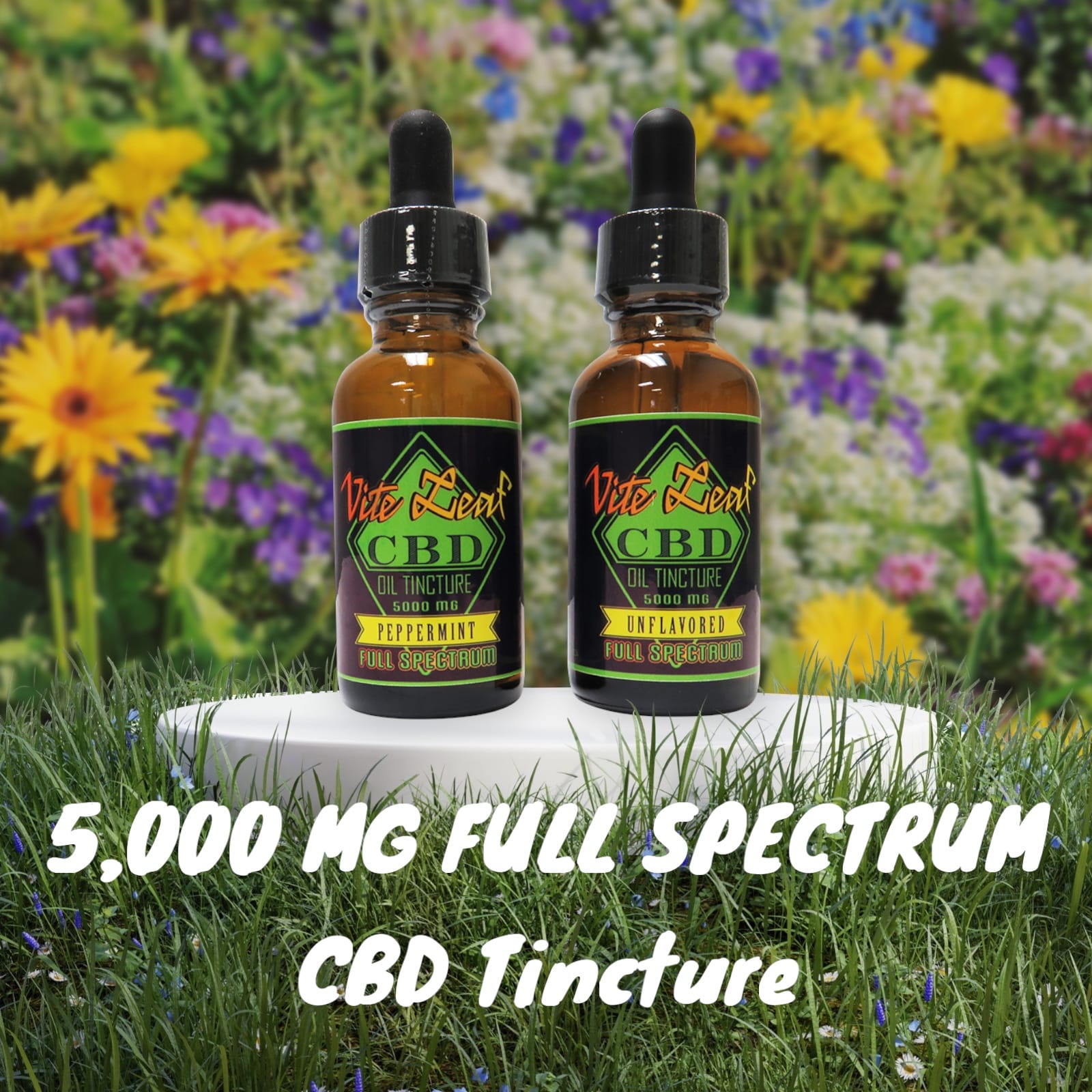 5,000 mg full spectrum oil tincture CBD